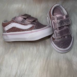 Pink Glitter Infant Vans